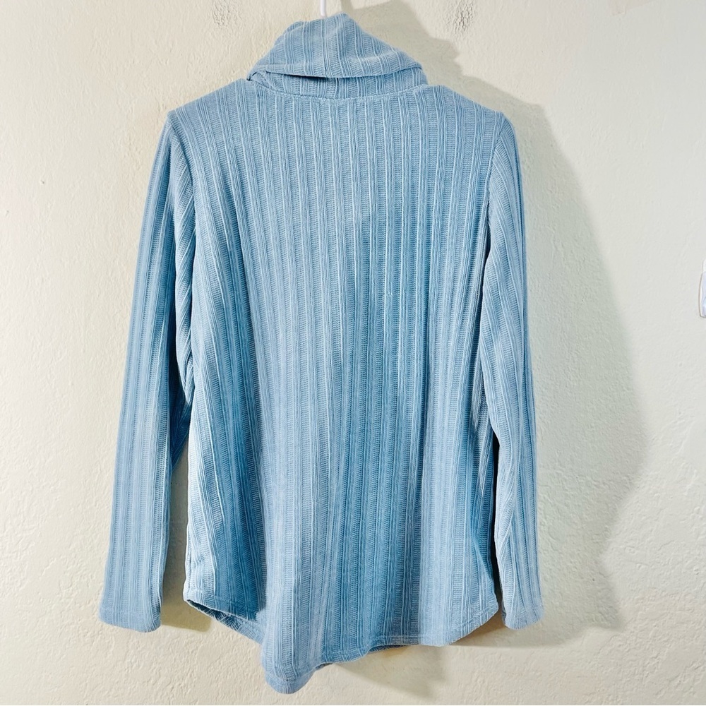 Ruby Rd Cowl Neck Ribbed Texture Pullover Sweater… - image 2